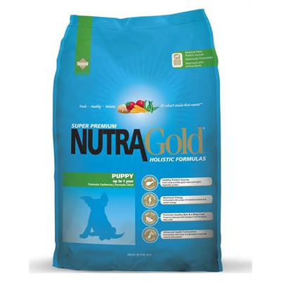Nutra Gold Holistic Puppy up to 1 year, Multiple Meat protein sources, Healthy Skin (3kg)